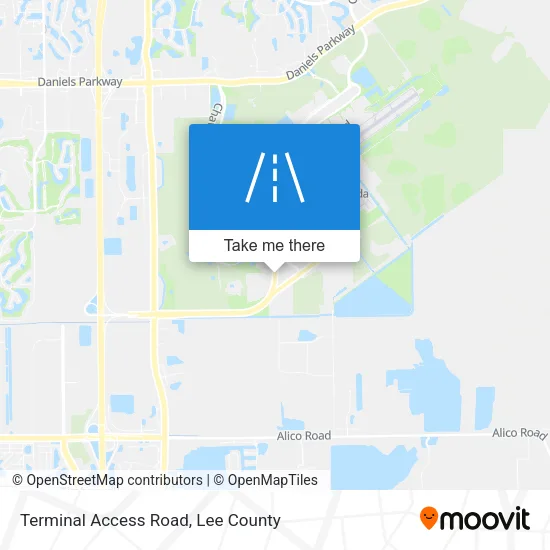 Mapa de Terminal Access Road