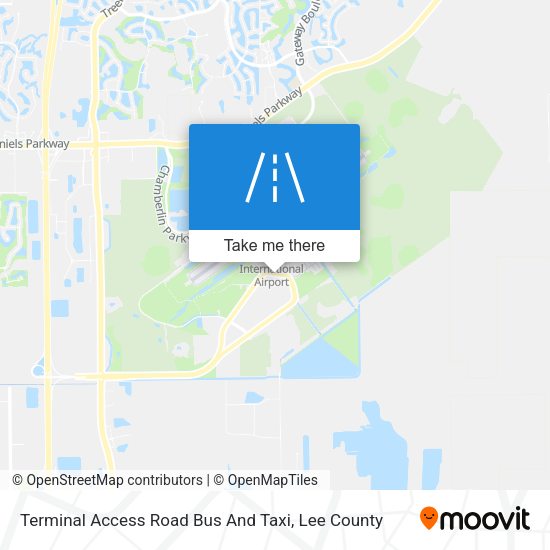 Mapa de Terminal Access Road Bus And Taxi