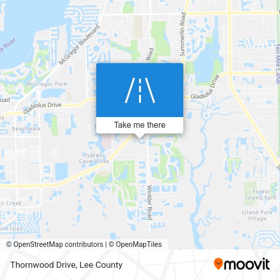Thornwood Drive map