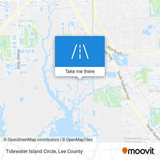 Tidewater Island Circle map