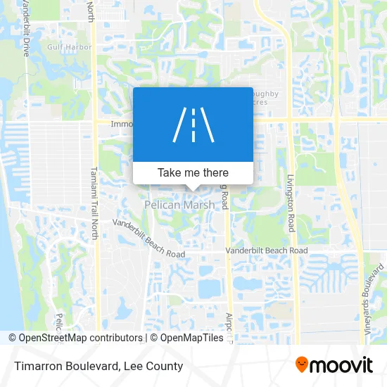 Timarron Boulevard map