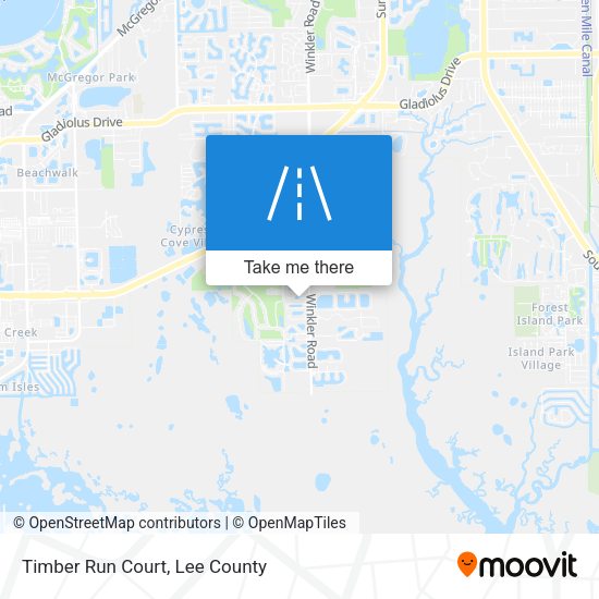 Mapa de Timber Run Court