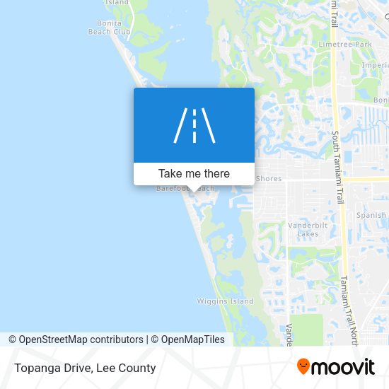 Mapa de Topanga Drive