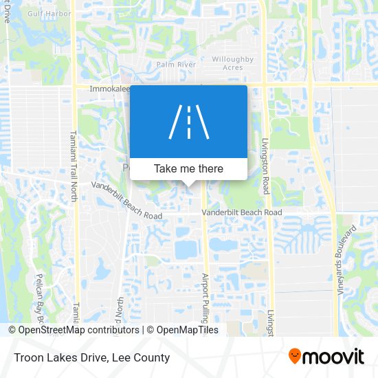 Troon Lakes Drive map