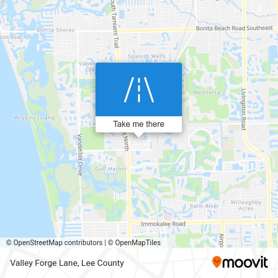 Mapa de Valley Forge Lane