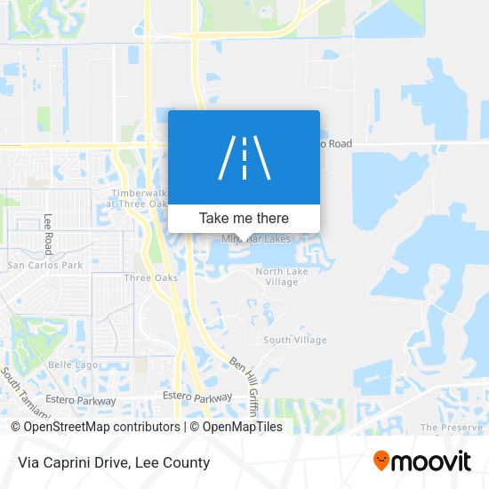 Via Caprini Drive map