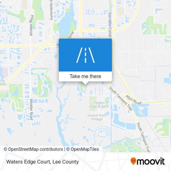 Mapa de Waters Edge Court