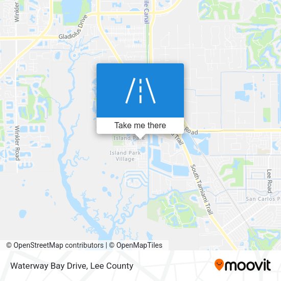 Waterway Bay Drive map