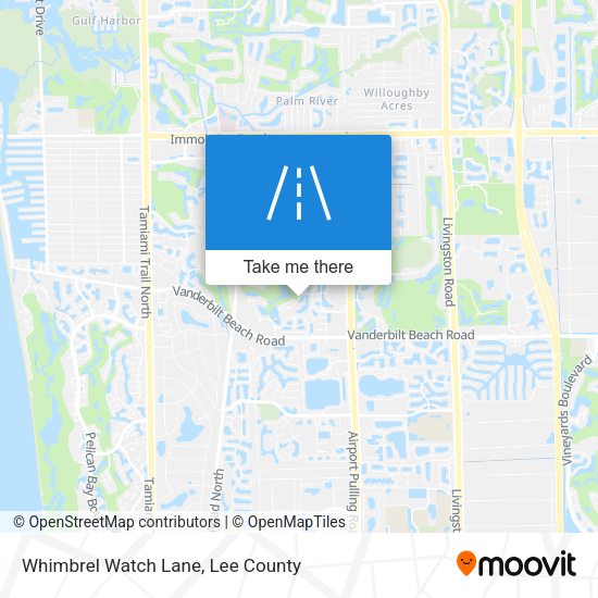 Whimbrel Watch Lane map
