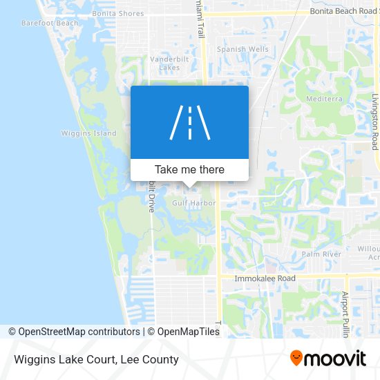 Mapa de Wiggins Lake Court