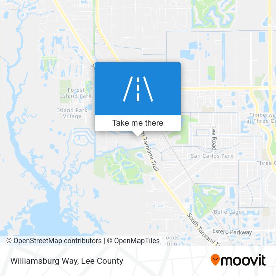 Williamsburg Way map