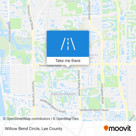 Willow Bend Circle map
