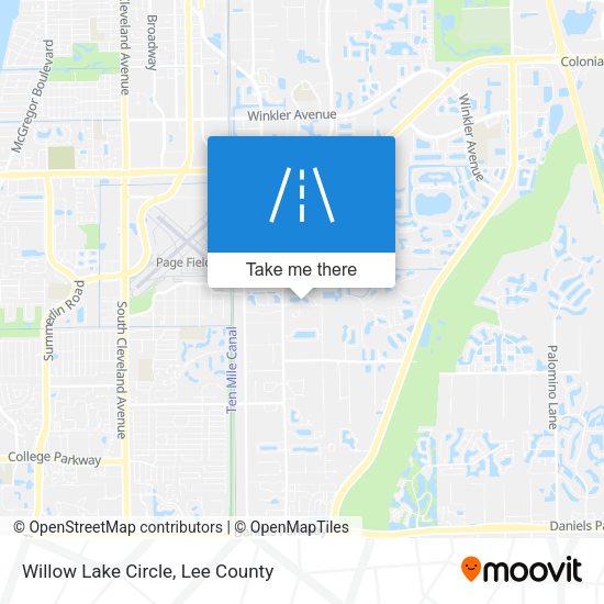 Mapa de Willow Lake Circle
