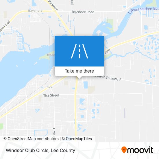 Mapa de Windsor Club Circle