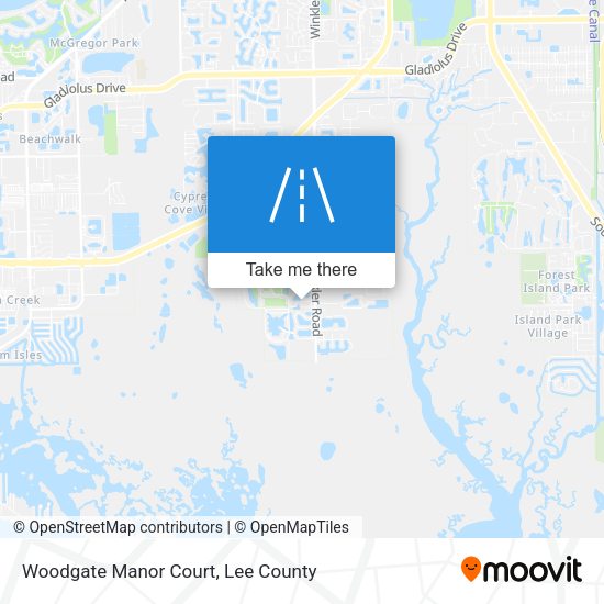 Mapa de Woodgate Manor Court