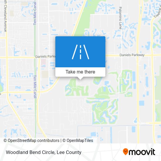 Mapa de Woodland Bend Circle