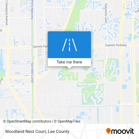 Woodland Nest Court map