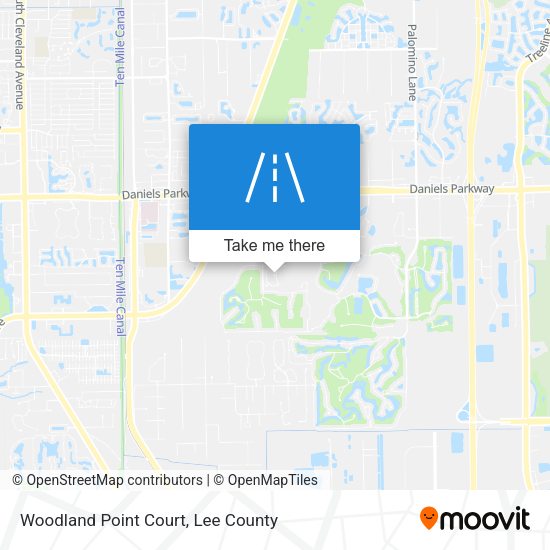 Woodland Point Court map