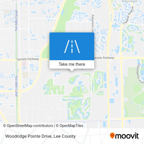Woodridge Pointe Drive map