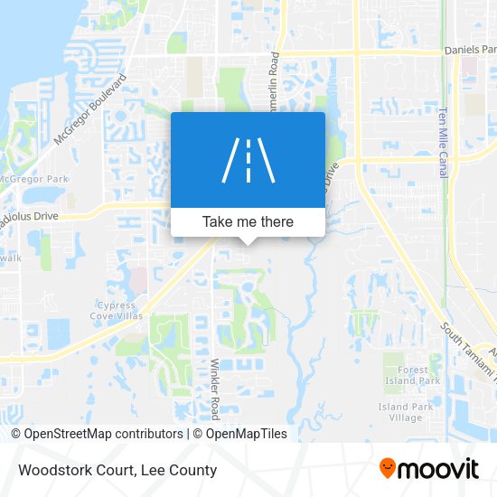 Mapa de Woodstork Court
