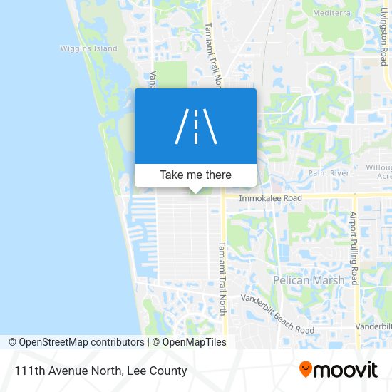 111th Avenue North map