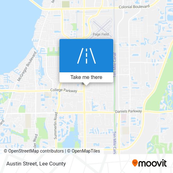 Mapa de Austin Street