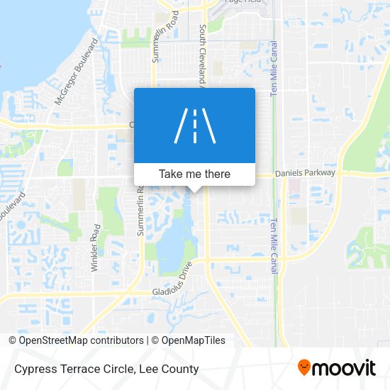 Mapa de Cypress Terrace Circle
