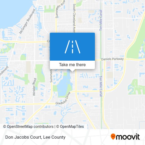 Don Jacobs Court map