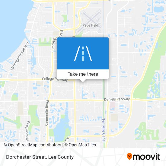 Dorchester Street map