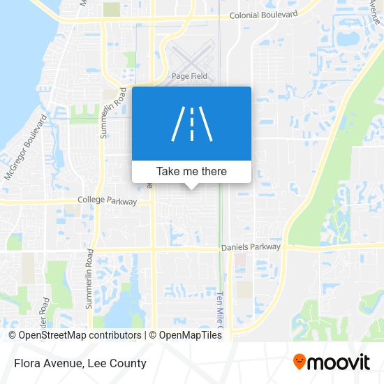 Mapa de Flora Avenue