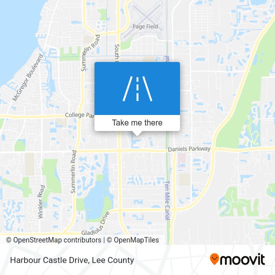 Harbour Castle Drive map