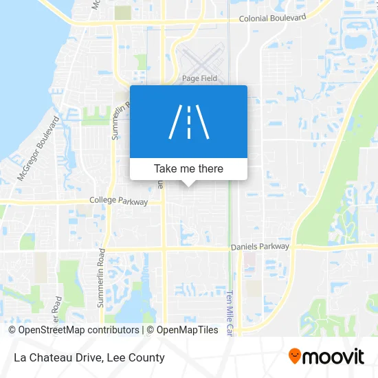 La Chateau Drive map