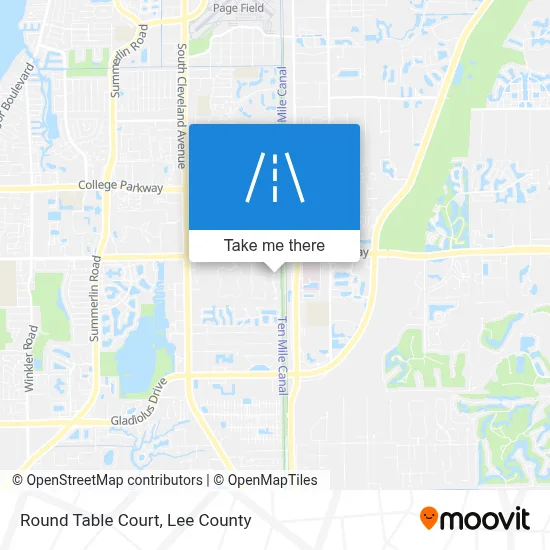 Round Table Court map