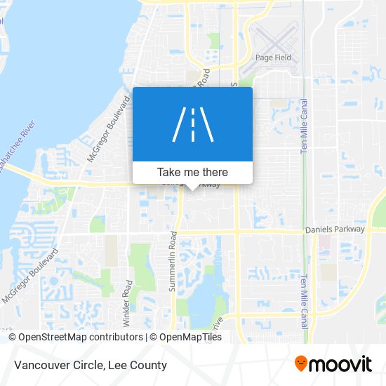 Vancouver Circle map