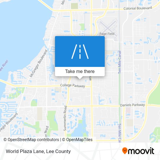 World Plaza Lane map