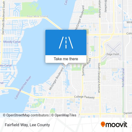 Mapa de Fairfield Way