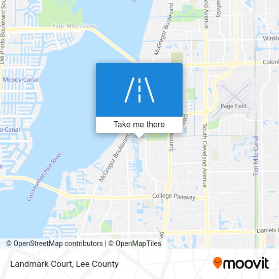 Mapa de Landmark Court