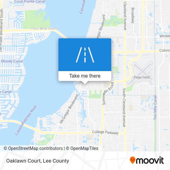 Mapa de Oaklawn Court