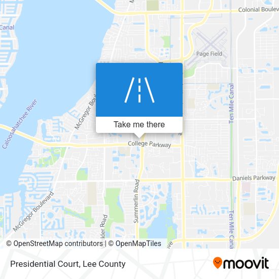 Presidential Court map