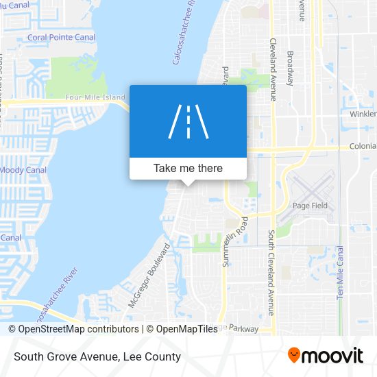 Mapa de South Grove Avenue