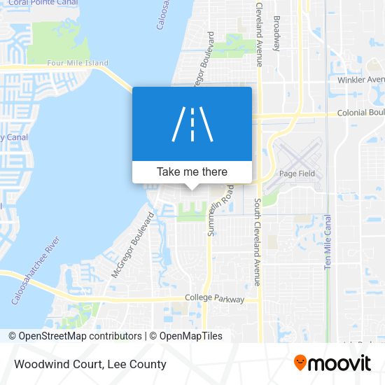 Mapa de Woodwind Court