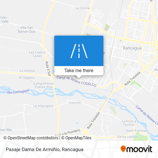 Pasaje Dama De Armiñio map
