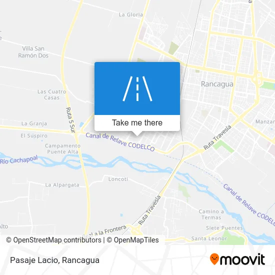 Pasaje Lacio map