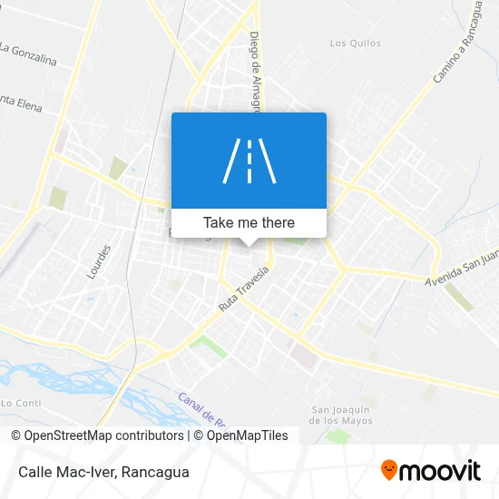 Calle Mac-Iver map