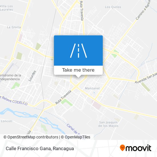 Calle Francisco Gana map