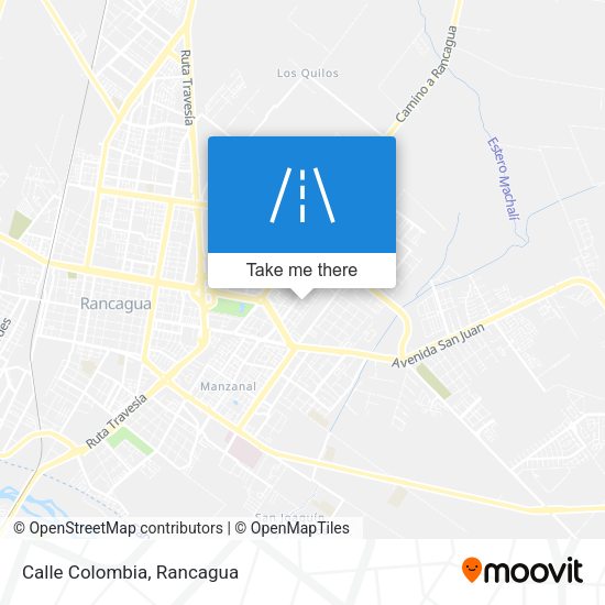 Calle Colombia map