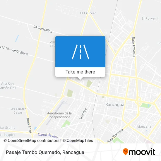 Pasaje Tambo Quemado map