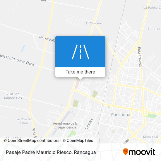 Pasaje Padre Mauricio Riesco map