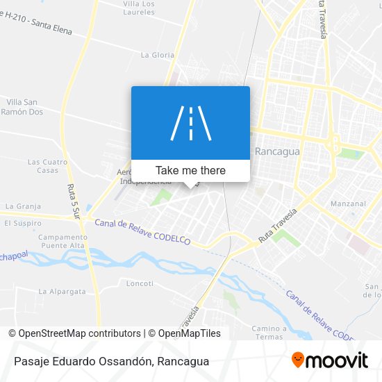 Mapa de Pasaje Eduardo Ossandón