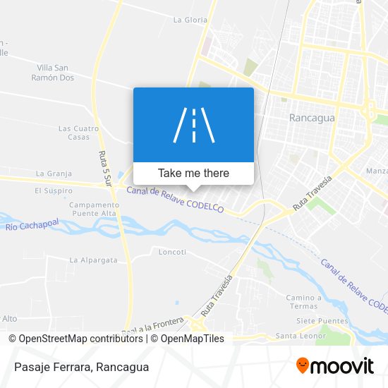 Pasaje Ferrara map